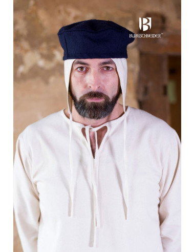 Medieval hat Hugo, blue