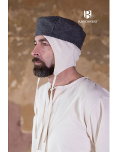 Hugo medieval hat, gray