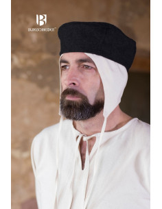 Hugo medieval hat, gray