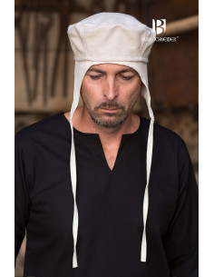 Hugo medieval hat, cream