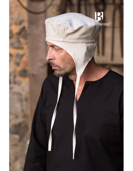 Hugo medieval hat, cream