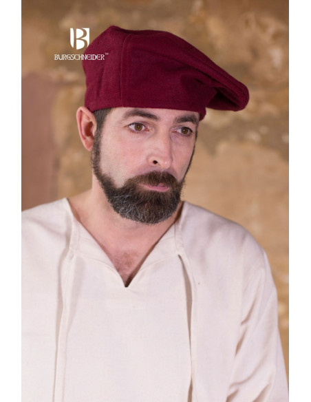 Harald Renaissance Cap, Red