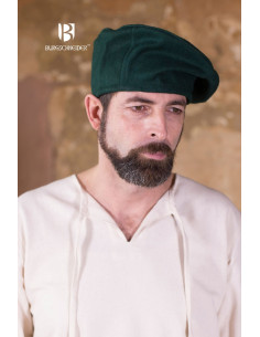 Harald renaissance cap, green