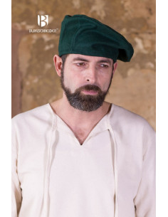 Harald renaissance cap, green
