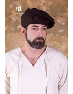 Harald renaissance cap, brown