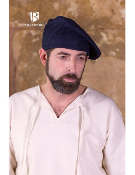 Harald Renaissance Cap, Blue