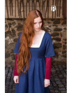 Frida Arm Warmers Sleeves in Red