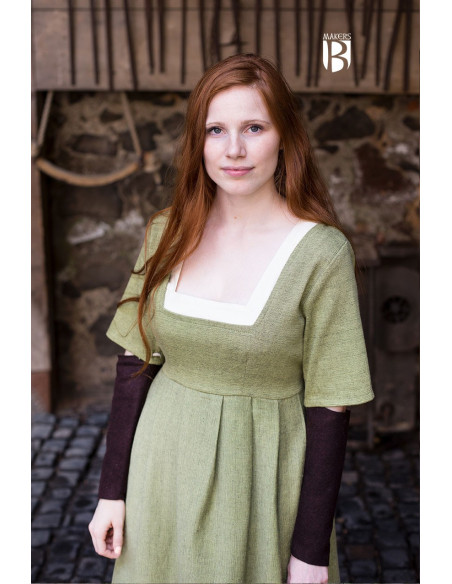 Frida Arm Warmers Sleeves in Brown