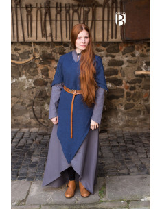 Medieval tunic Laylin, blue