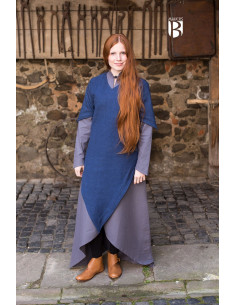 Medieval tunic Laylin, blue