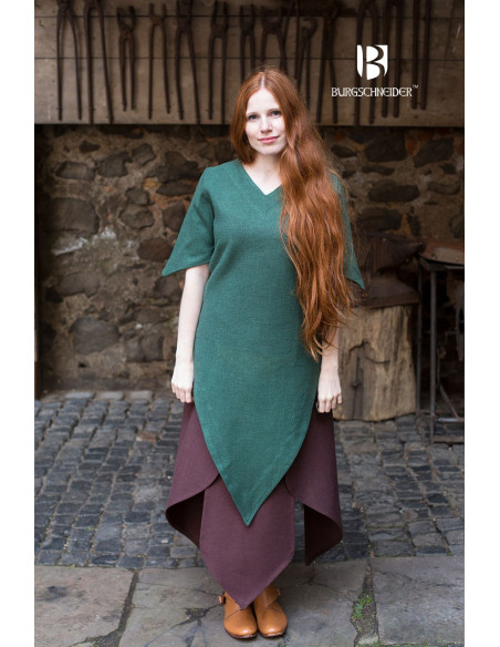 Medieval tunic Laylin, green