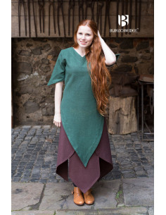 Medieval tunic Laylin, green 2