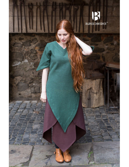 Medieval tunic Laylin, green