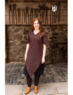 Medieval tunic Laylin, brown