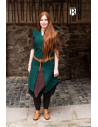 Meril women's tunic, green wool