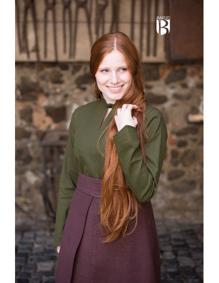 Mera medieval skirt, brown cotton Mera medieval skirt, brown cotton
