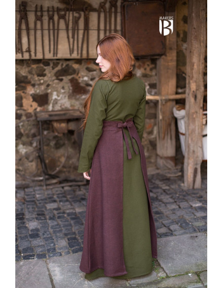 Mera medieval skirt, brown cotton Mera medieval skirt, brown cotton