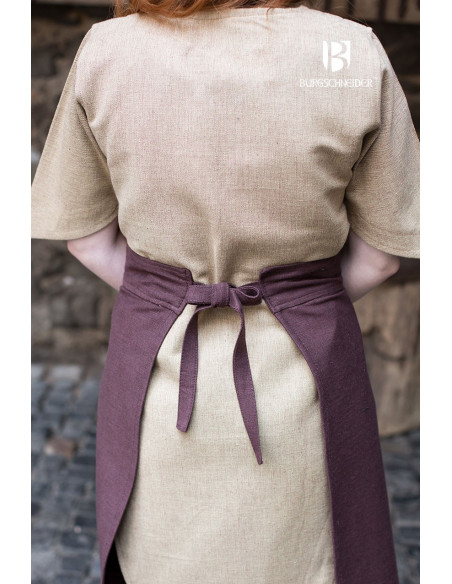 Tharya medieval skirt, brown cotton Tharya medieval skirt, brown cotton