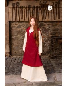 Lannion medieval dress, red