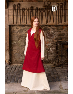 Lannion medieval dress, red