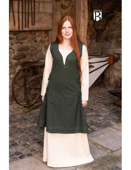 Lannion medieval dress, green