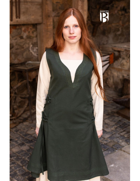Lannion medieval dress, green