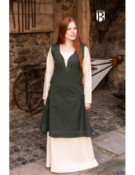 Lannion medieval dress, green