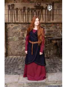 Medieval Brial Myrana, blue wool