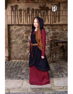 Medieval Brial Myrana, blue wool 2