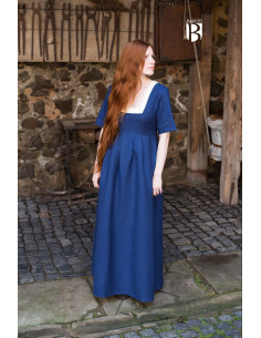 Frideswinde medieval dress, blue