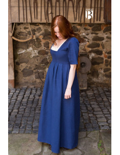 Frideswinde medieval dress, blue 2