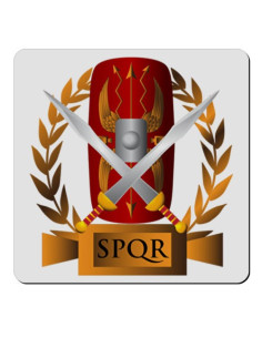 Square flexible magnet Roman Legion SPQR (7.4 x 7.4 cms.)