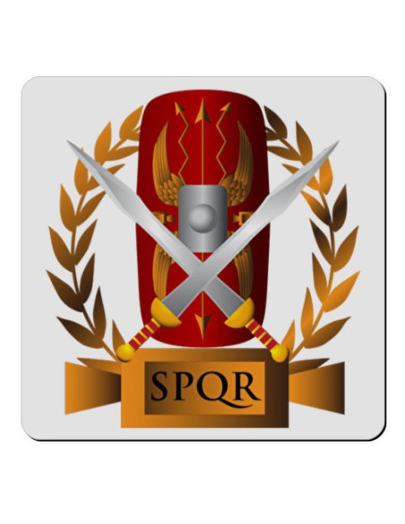 Square flexible magnet Roman Legion SPQR (7.4 x 7.4 cms.)