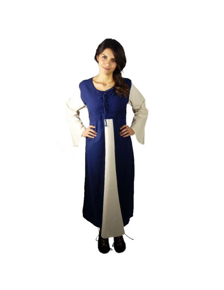 Dark blue cotton medieval dress Dark blue cotton medieval dress