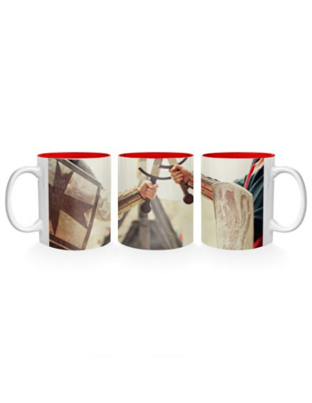 Ceramic Mug Medieval Fight