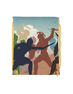 Drawstring bag Fight Gladiators (34x42 cms.) 2
