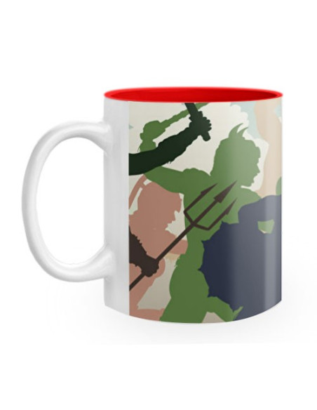 Ceramic Mug Roman Gladiators Fight