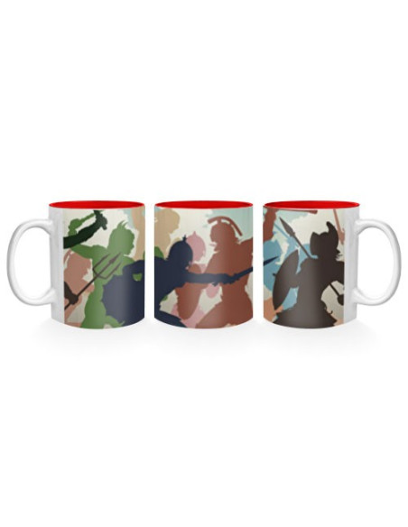 Ceramic Mug Roman Gladiators Fight