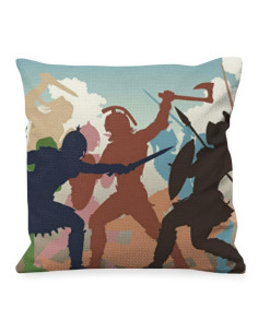 Roman Gladiators Fight Cushion