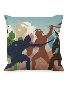 Roman Gladiators Fight Cushion 2