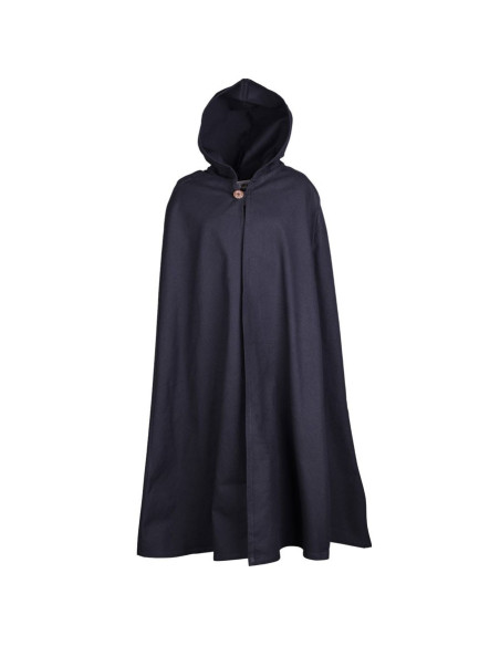 Medieval cape for children, black