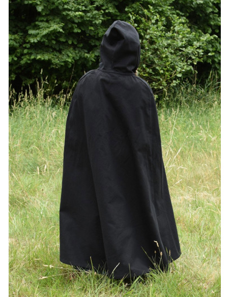 Medieval cape for children, black