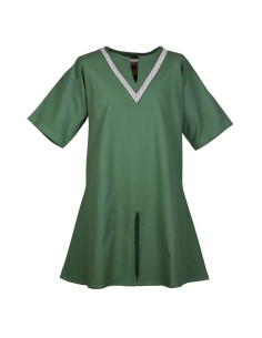 Ailrik green medieval tunic