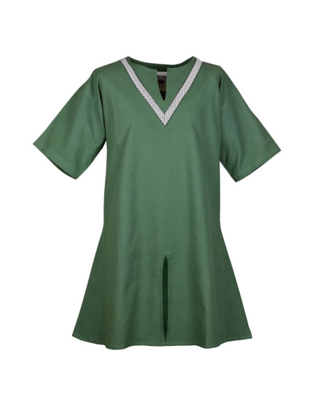 Ailrik green medieval tunic