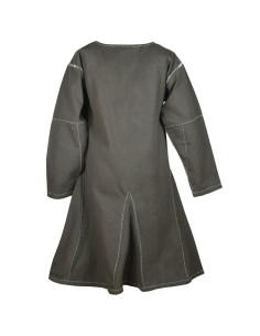 Medieval long-sleeved tunic Askur, olive green 2