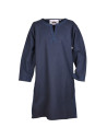 Albrecht long medieval tunic, dark blue