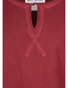 Albrecht long medieval tunic, red 2