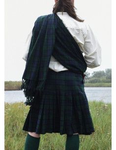 Kilt 8 yard Black Watch tartan