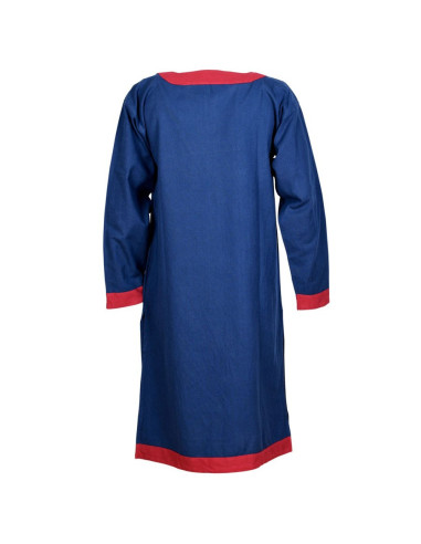 Vallentin long medieval tunic, blue