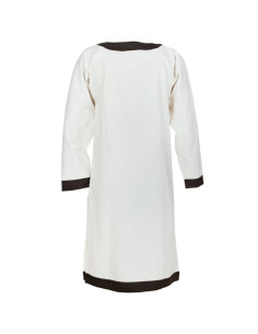 Vallentin long medieval tunic, white 2